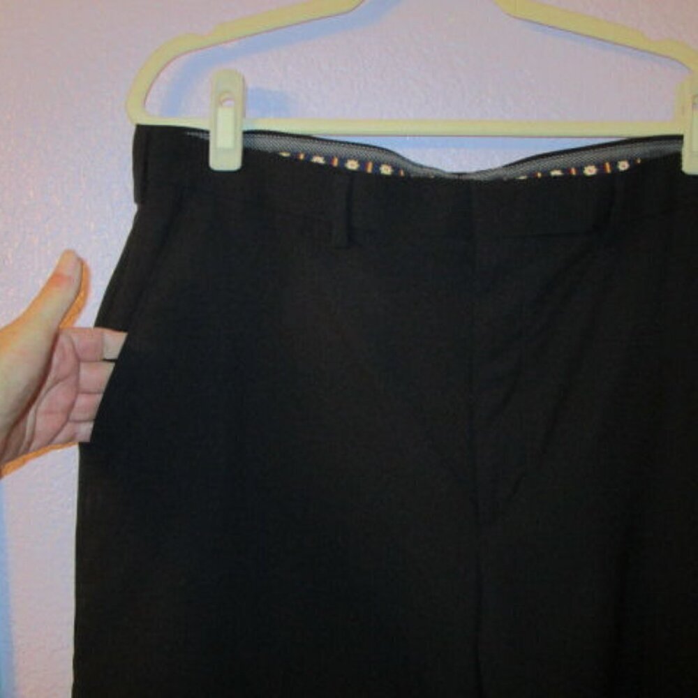Perry Ellis Mens Golf Shorts Size 36 Stretch Tech Comfort Performance Black 10" - Picture 3 of 9